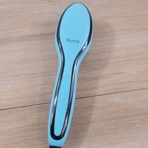 illustra Beauty Thermo Bristle Heated Styling Brush White with Travel Bag